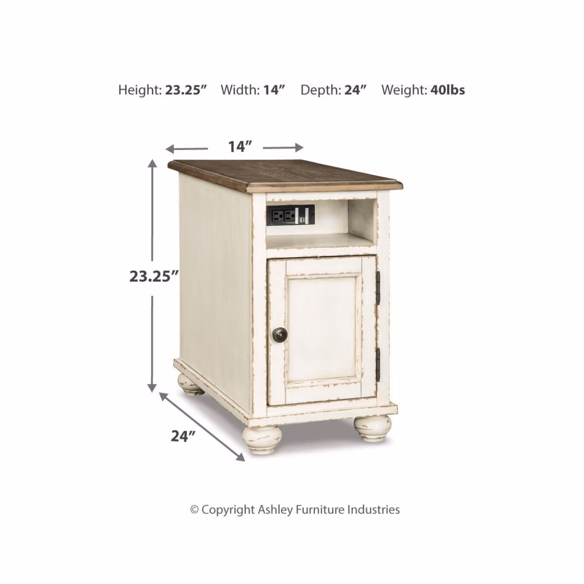 Realyn Chairside End Table - Image 5