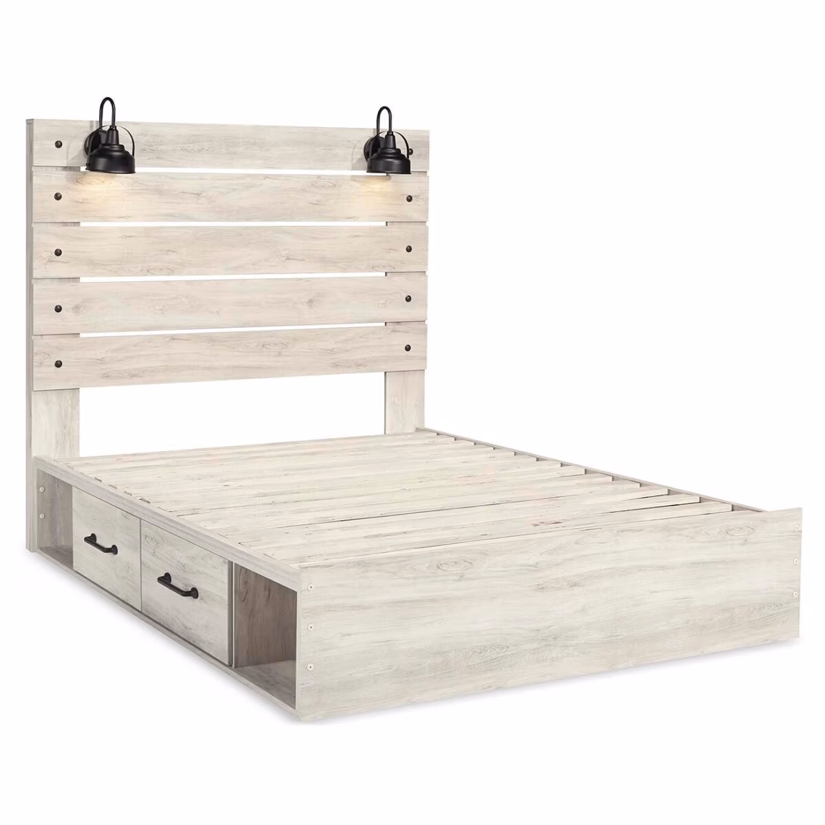 Cambeck Queen Panel Bed with 2 Storage Drawers - Image 6