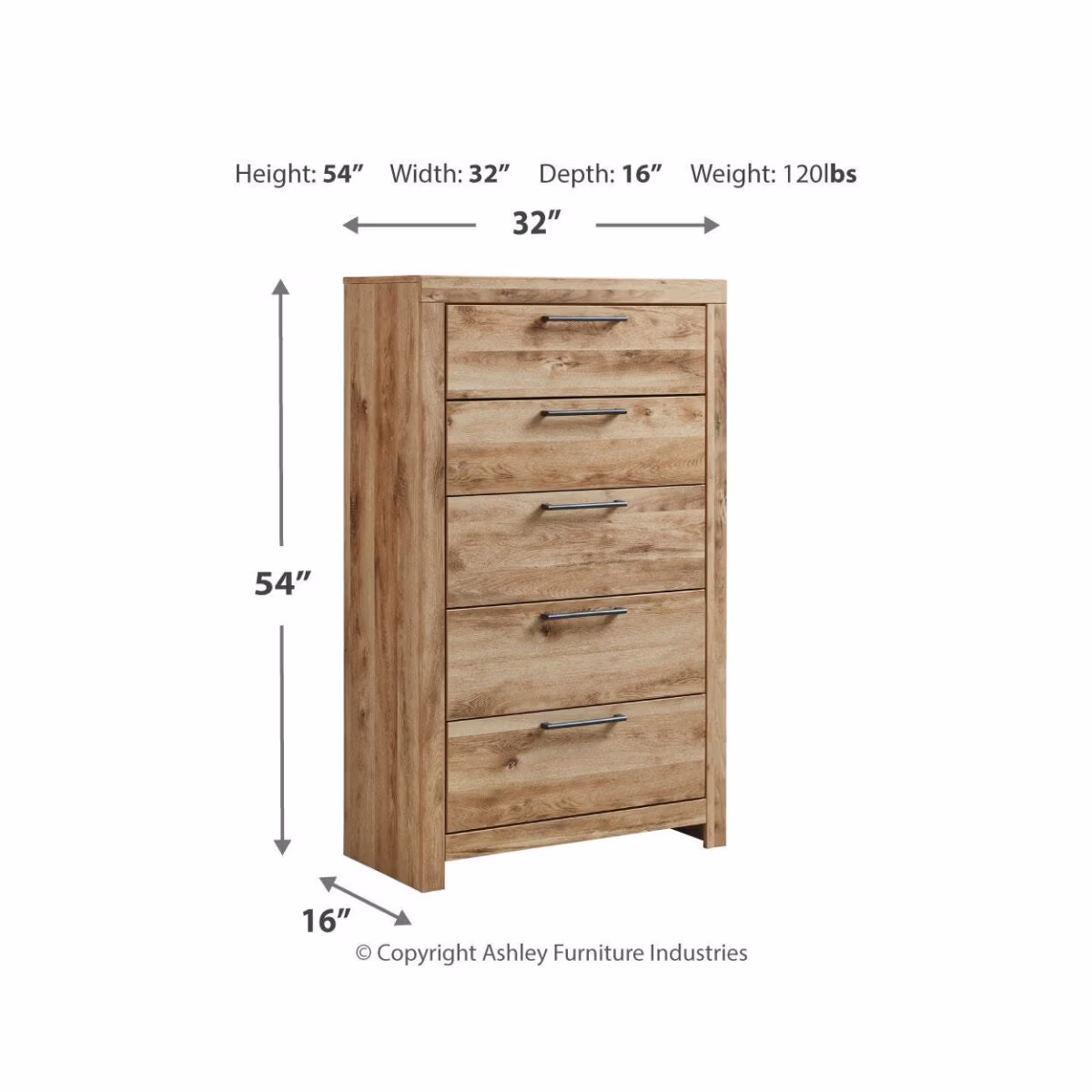 Hyanna King Panel Headboard, Dresser, Mirror and Chest - Image 11