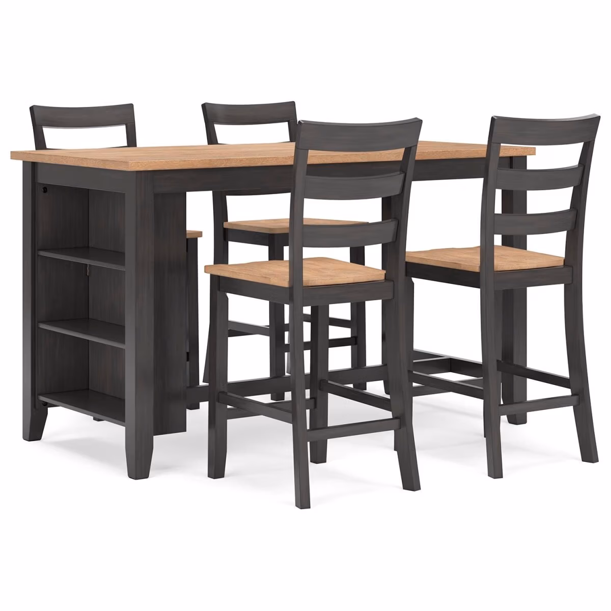 Gesthaven Counter Height Dining Table and 4 Barstools - Image 2