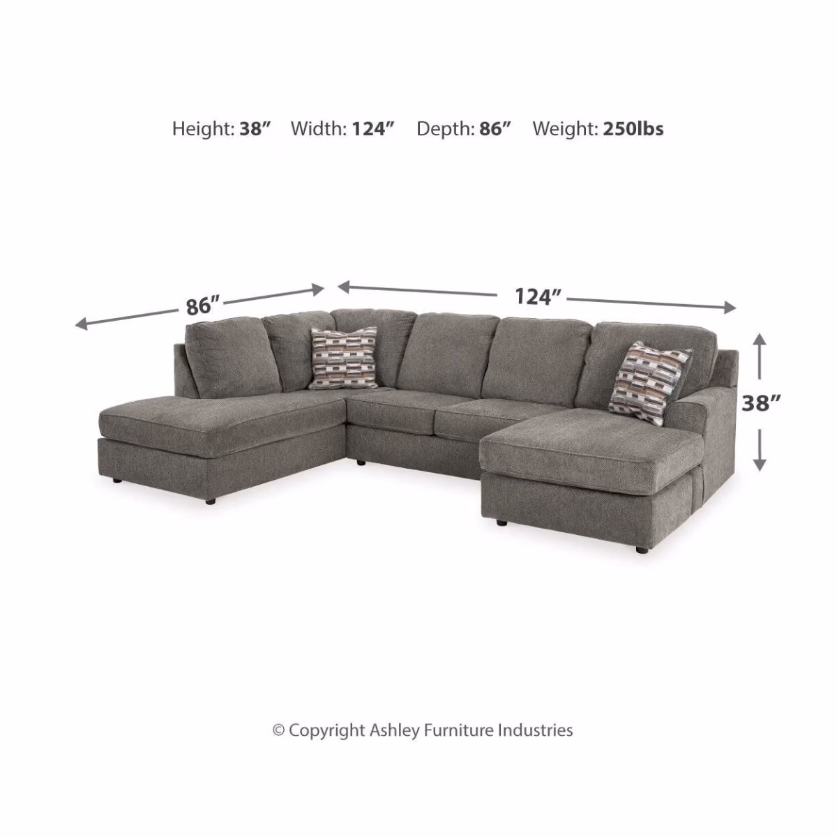 O'Phannon 2-Piece Sectional with Chaise - Image 5