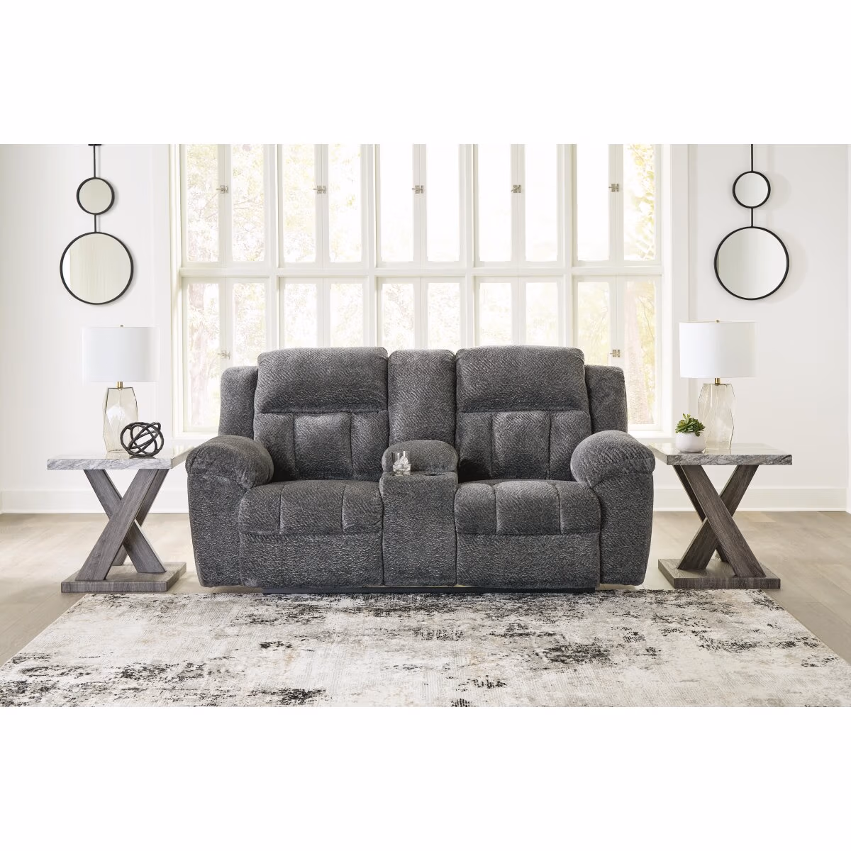 Frohn Reclining Loveseat with Console and 2 Recliners - Image 15