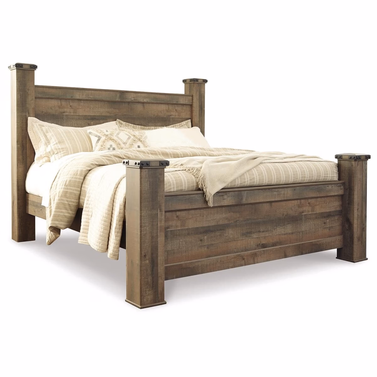 Trinell King Poster Bed, Dresser, Mirror and Nightstand - Image 3