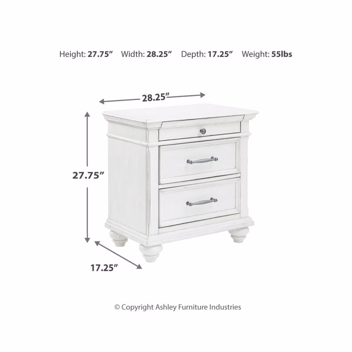 Kanwyn Queen Panel Bed, Dresser, Mirror and 2 Nightstands - Image 13