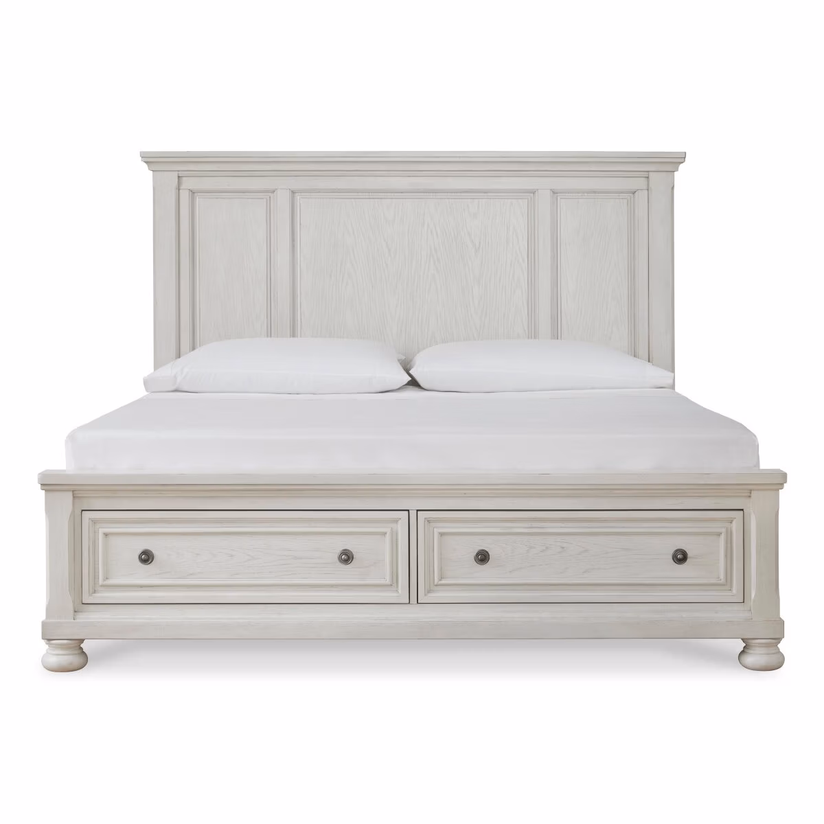 Robbinsdale Queen Storage Bed, Dresser, Mirror and Nightstand - Image 5