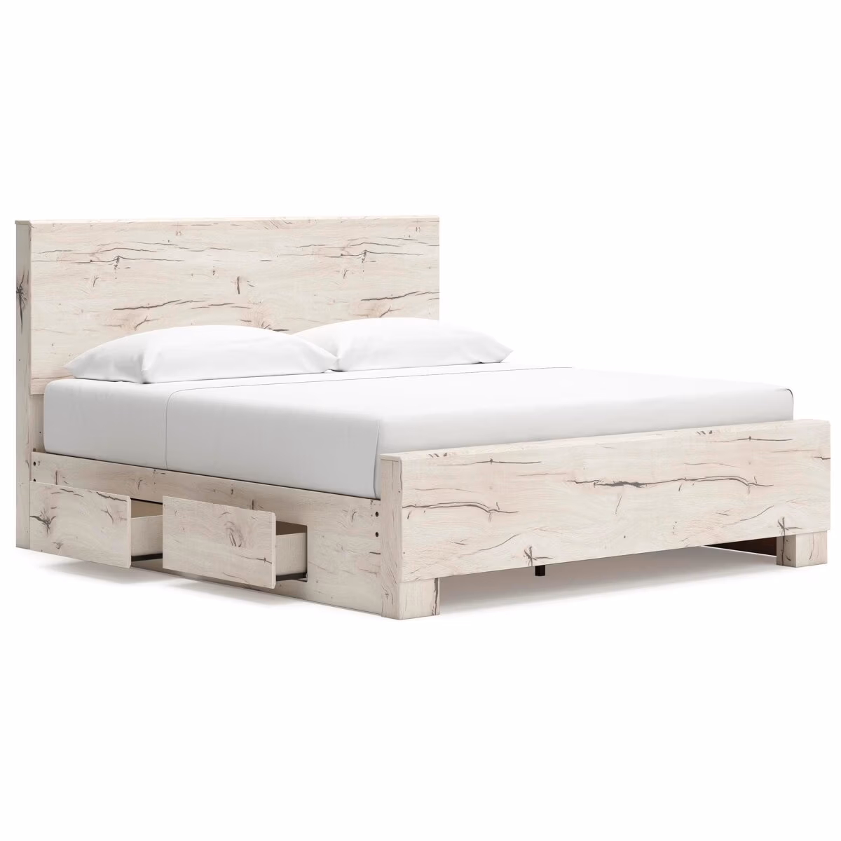 Lawroy King Panel Bed with Storage - Image 4