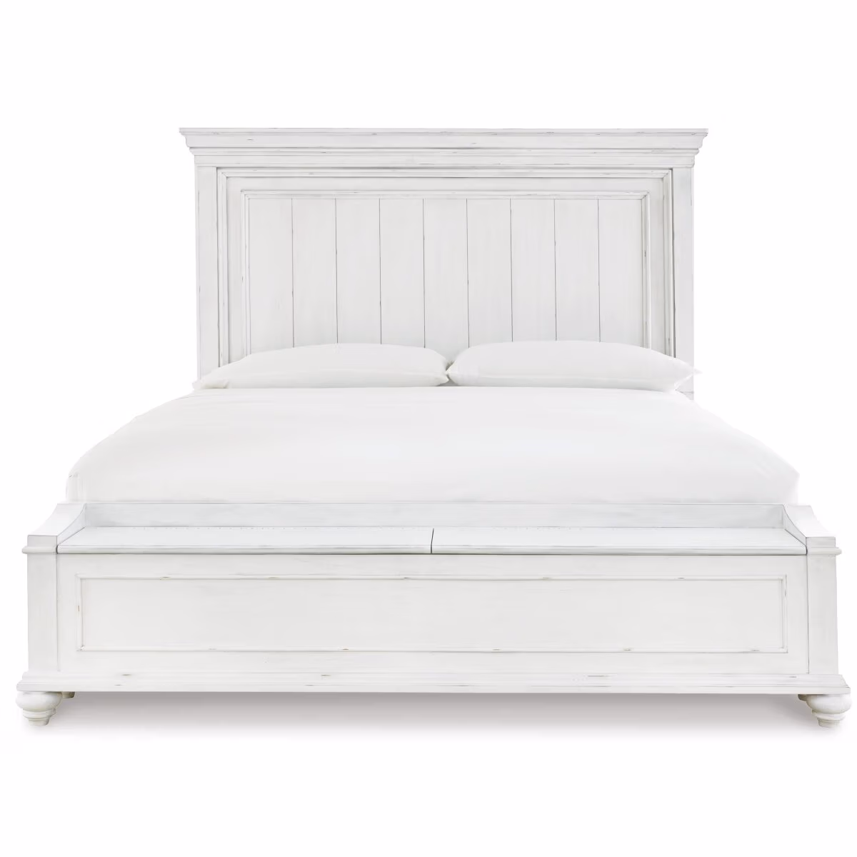 Kanwyn California King Panel Bed with Storage Bench - Image 7