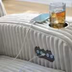 Carvara Power Reclining Loveseat with Console - Image 13