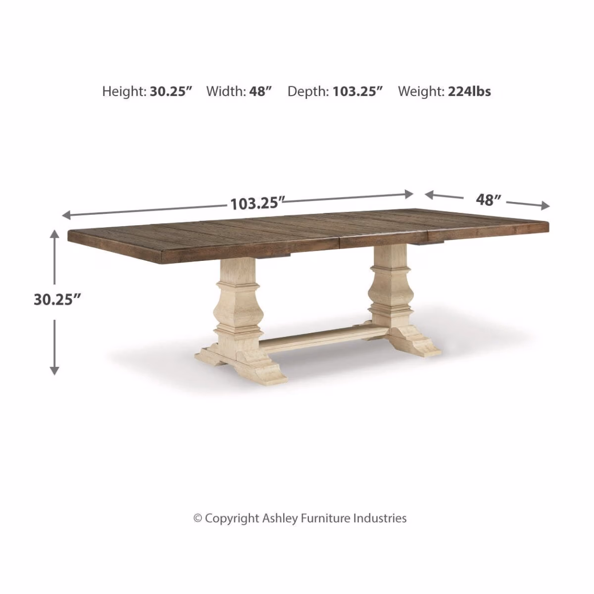 Bolanburg Dining Extension Table,10 Chairs and Server - Image 17