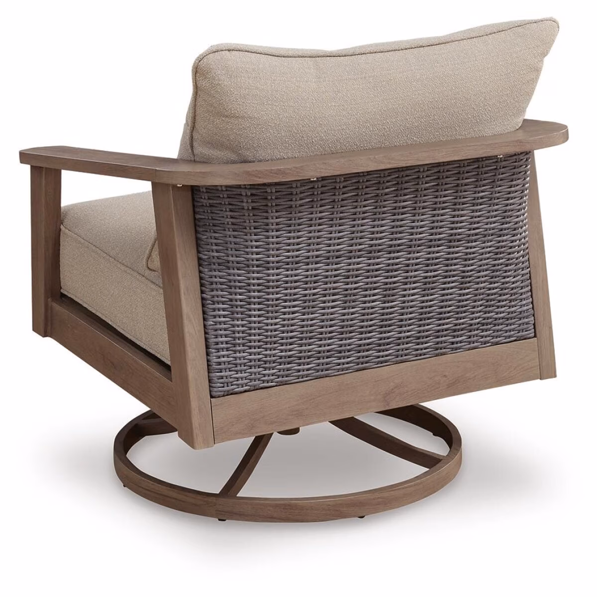 Harmony Headlands Outdoor Swivel Lounge with Cushion - Image 5