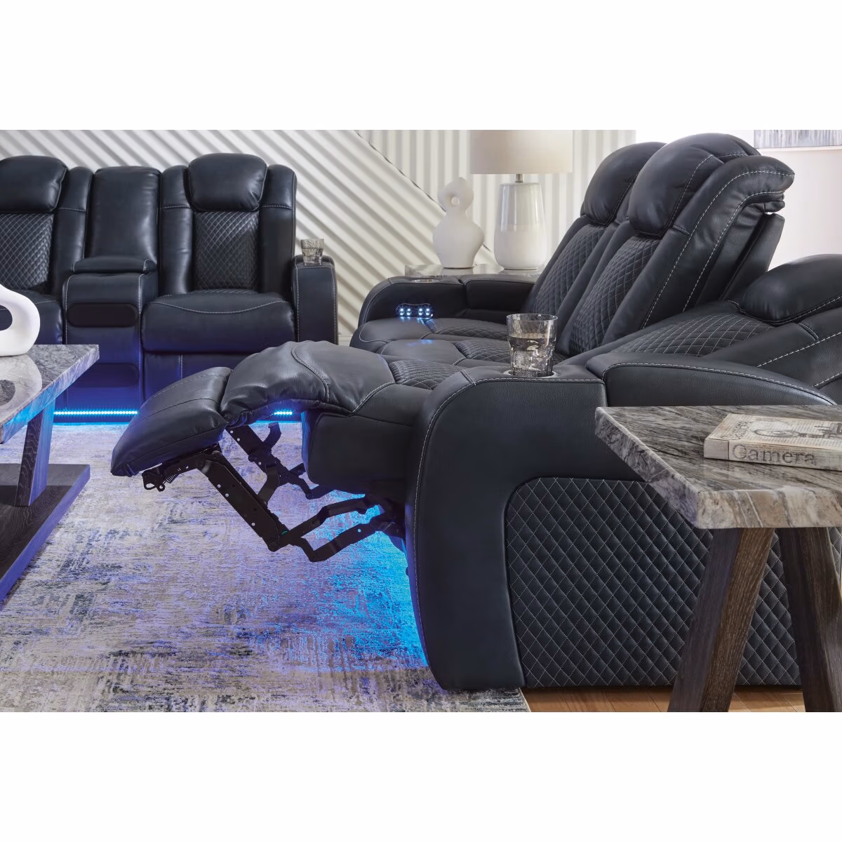 Fyne-Dyme Power Reclining Sofa and Loveseat - Image 10