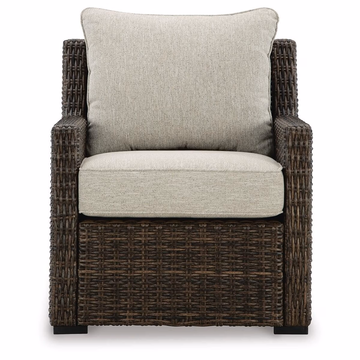 Brook Ranch Outdoor Lounge Chair with Cushion - Image 4