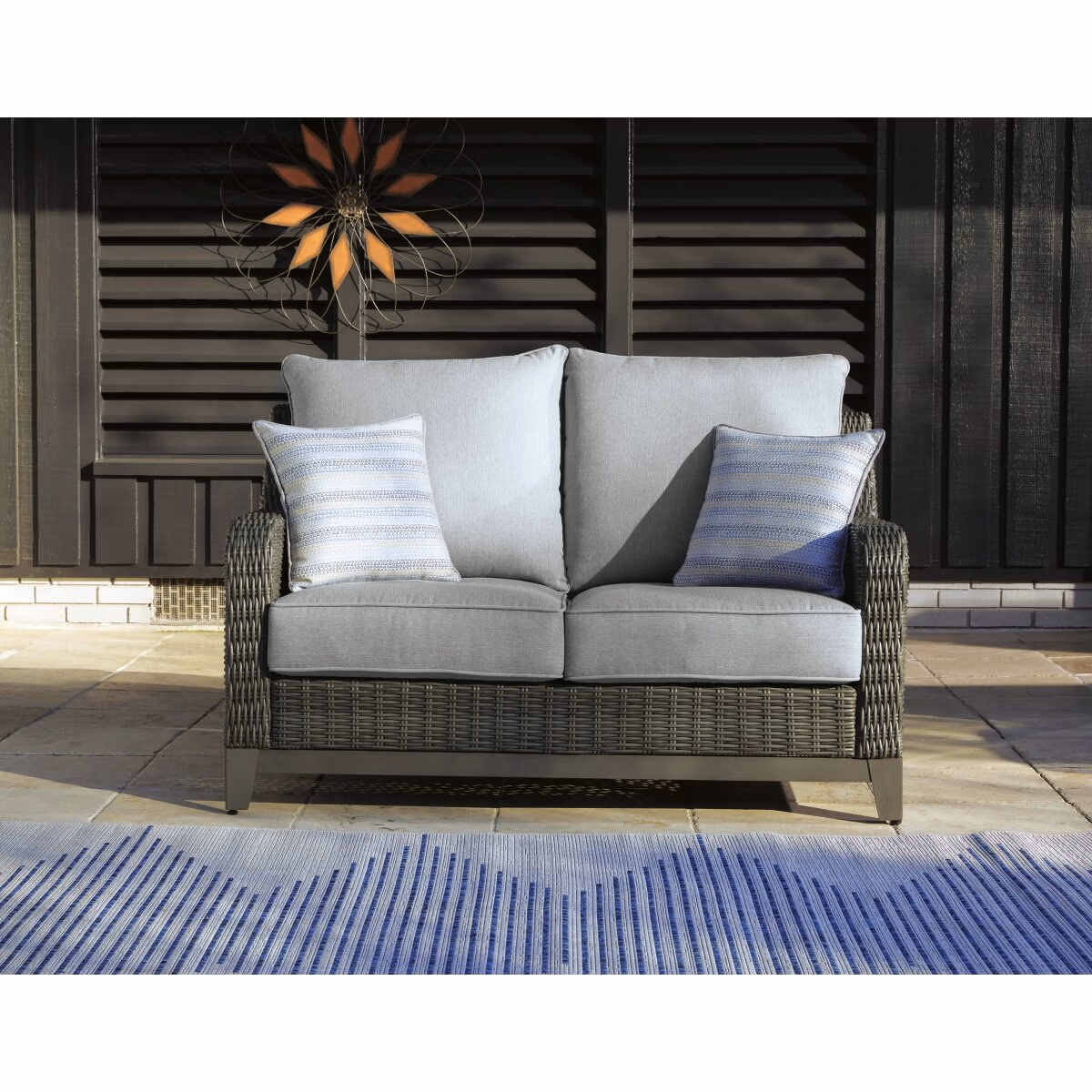 Elite Park Outdoor Loveseat with Cushion - Image 3