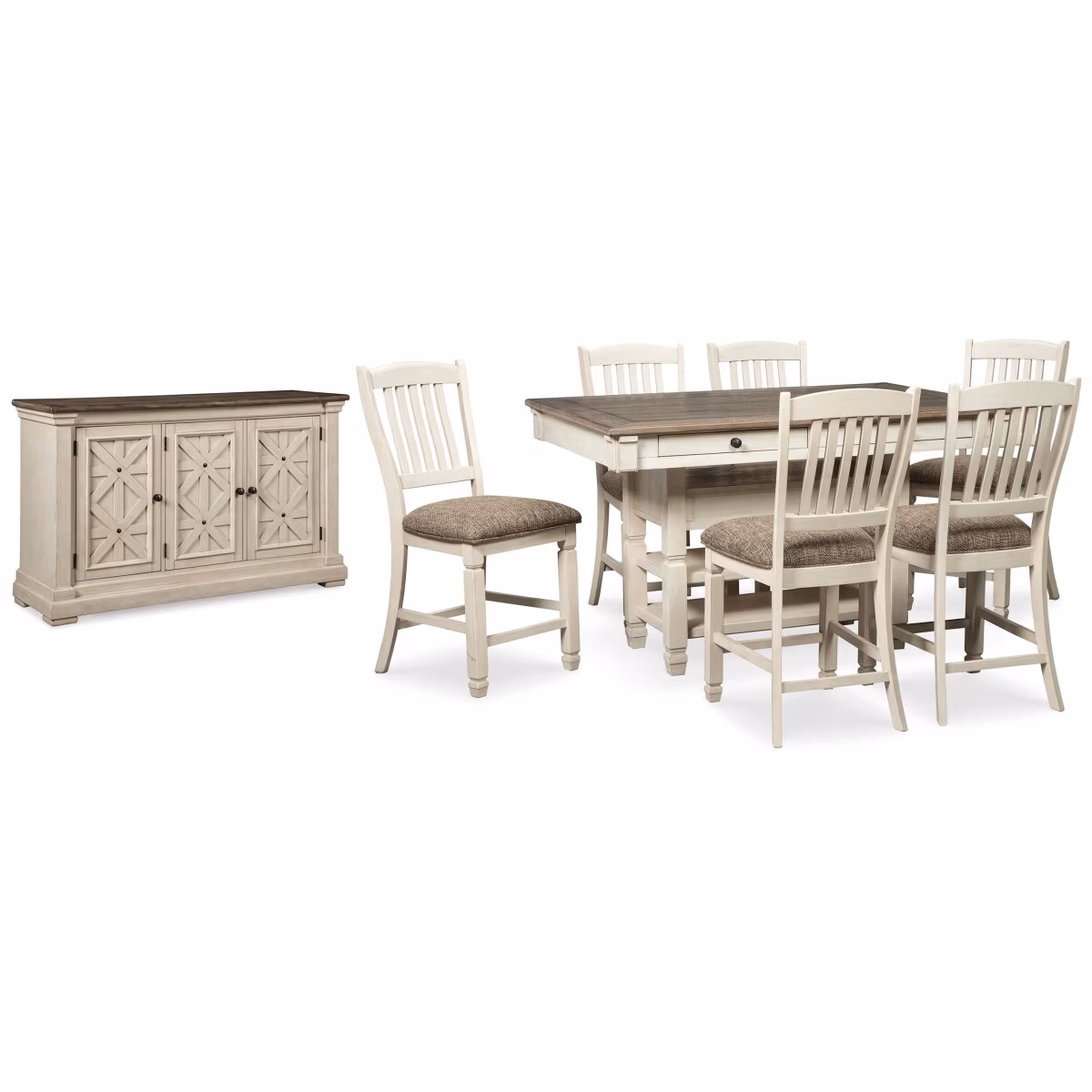 Bolanburg Counter Height Dining Table and 6 Barstools with Server - Image 3