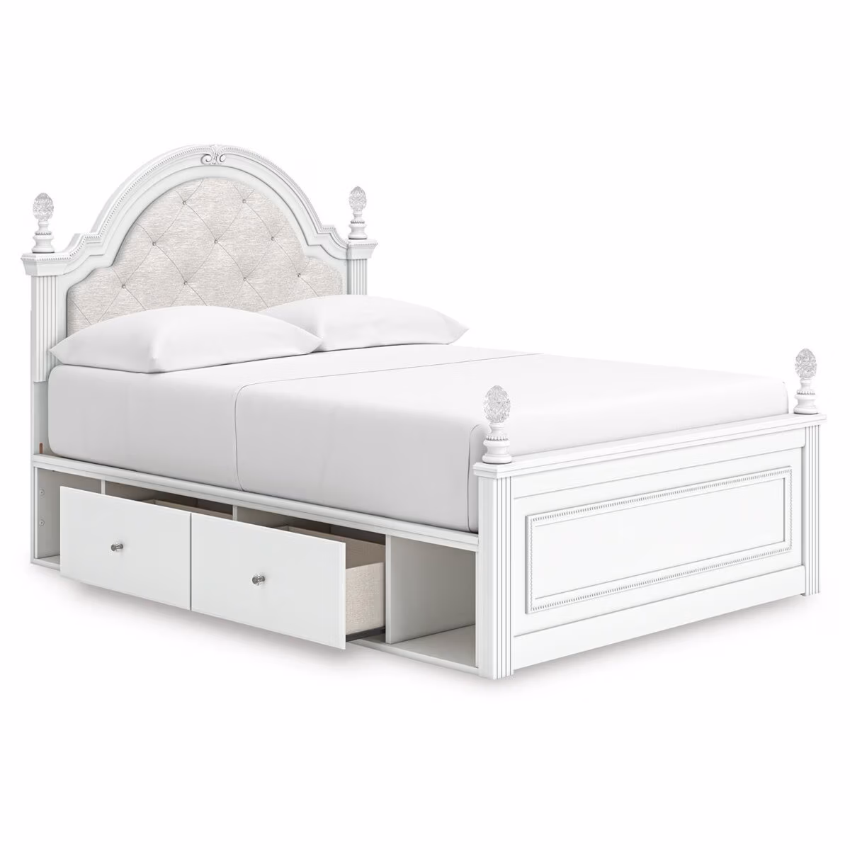 Kozlani Full Upholstered Panel Storage Bed - Image 4