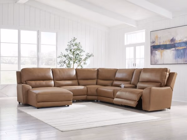 DeepWakes 6-Piece Power Reclining Sectional with Chaise - Image 5