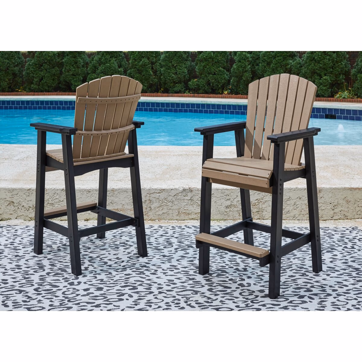 Fairen Trail Outdoor Counter Height Dining Table with 2 Barstools - Image 13
