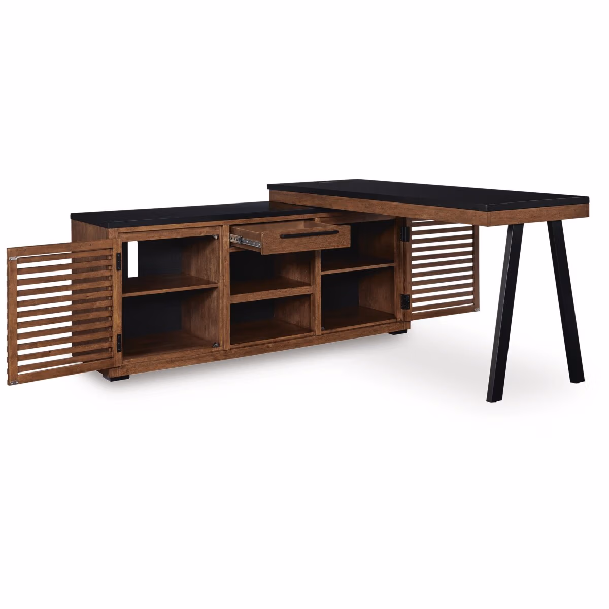 Kallari Credenza with Desk Return - Image 5