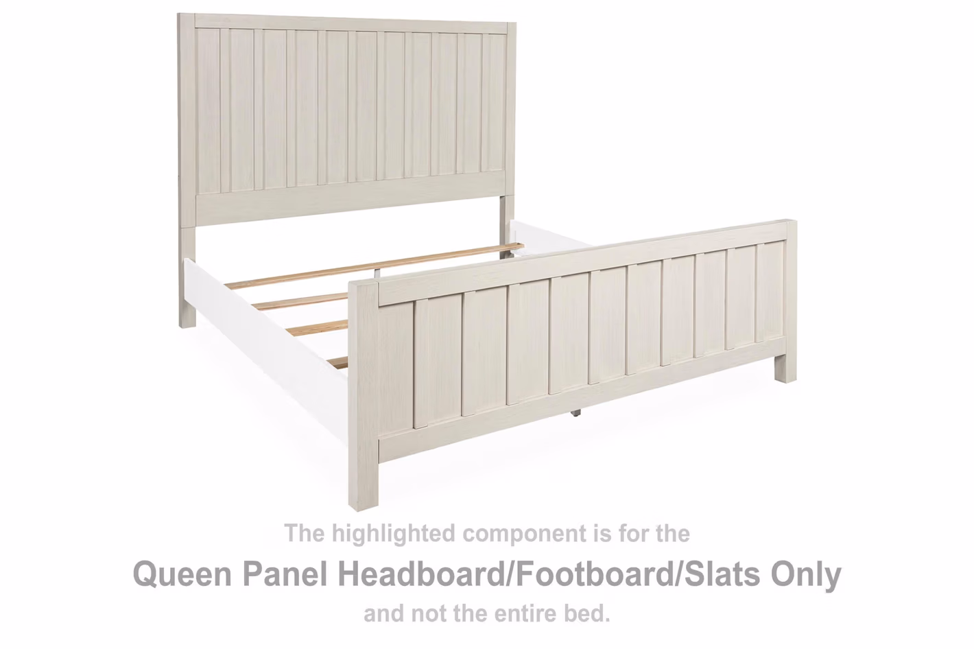 Shaybrock Queen Panel Headboard/Footboard/Slats