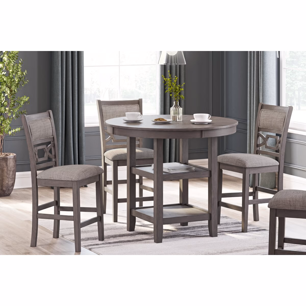 Wrenning Counter Height Dining Table and 4 Barstools (Set of 5) - Image 6