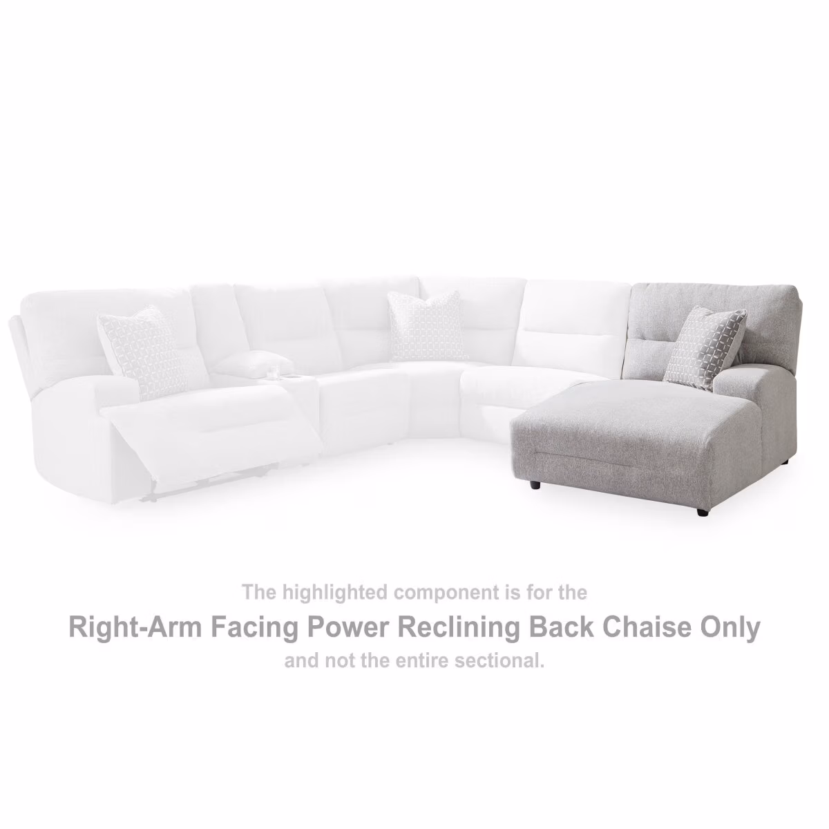 Acklen Place Right-Arm Facing Power Reclining Back Chaise - Image 3