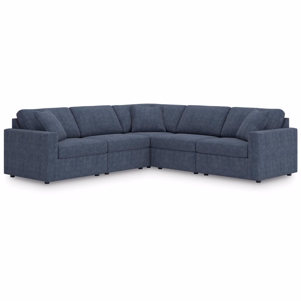Modmax 5-Piece Sectional and Swivel Glider Recliner - Image 9