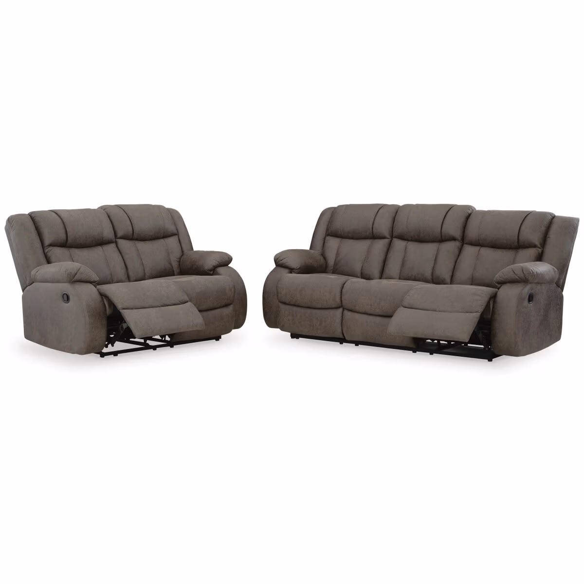 First Base Reclining Sofa and Loveseat - Image 4