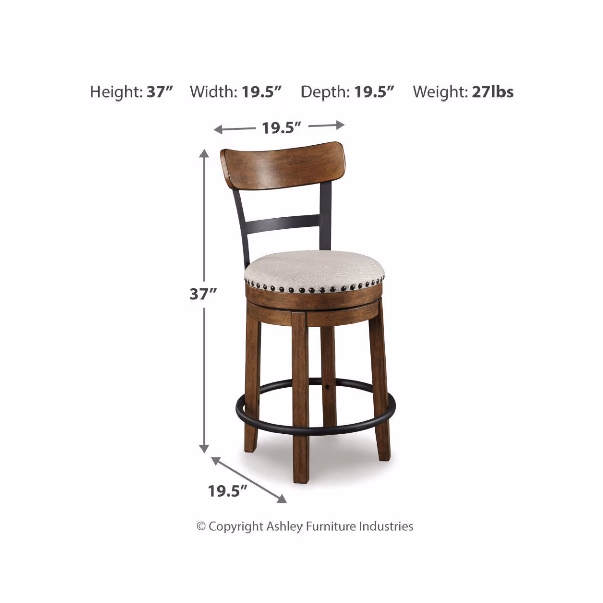 Valebeck Counter Height Bar Stool - Image 5