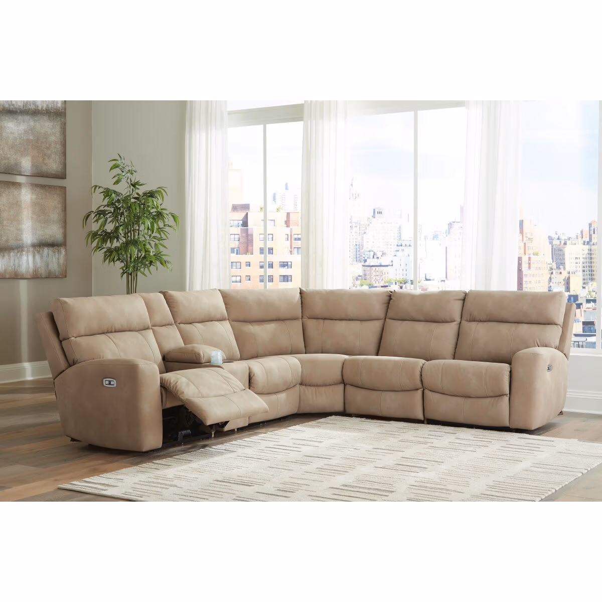 Next-Gen Durapella 6-Piece Power Reclining Sectional - Image 3