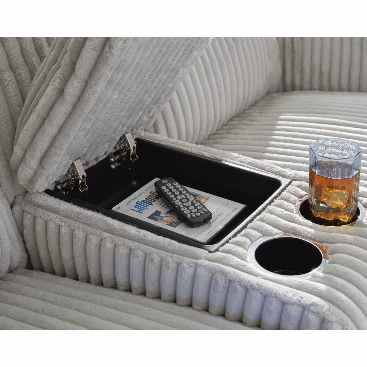 Carvara Power Reclining Loveseat with Console - Image 10