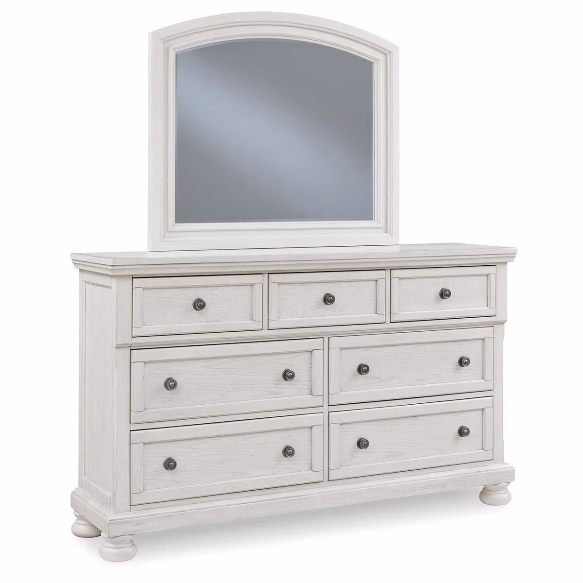 Robbinsdale Queen Panel Storage Bed, Dresser and Mirror - Image 3