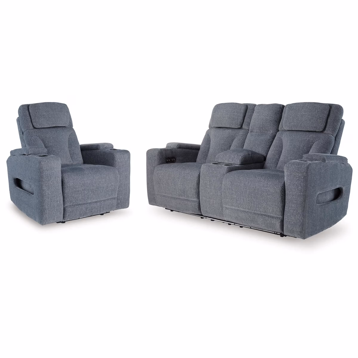 Studio Cave Power Reclining Loveseat and Power Recliner - Image 2