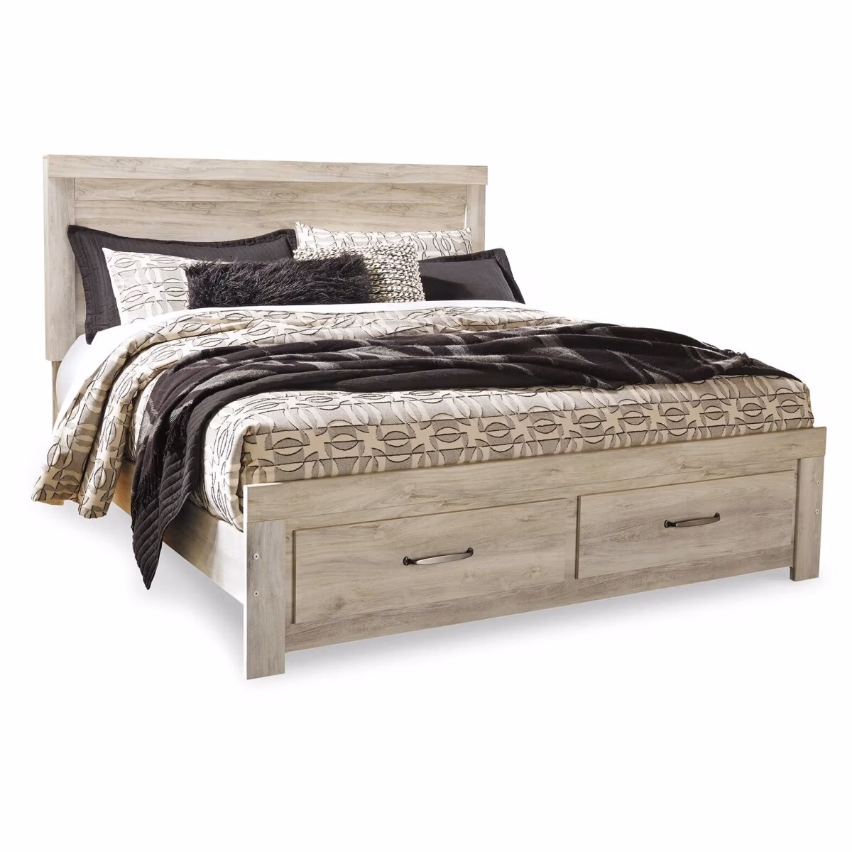 Bellaby King Panel Storage Bed, Dresser, Mirror and 2 Nightstands - Image 5