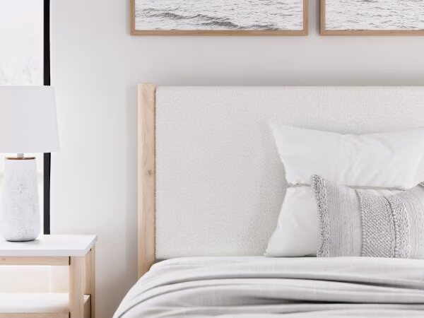 Cadmori Full Upholstered Panel Bed - Image 10