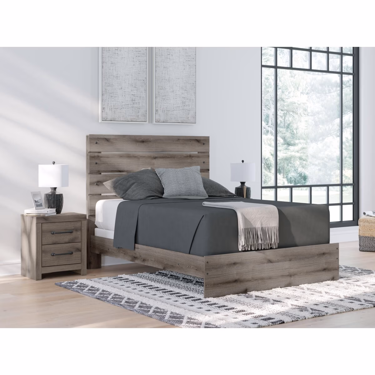 Graystorm Queen Panel Bed - Image 3