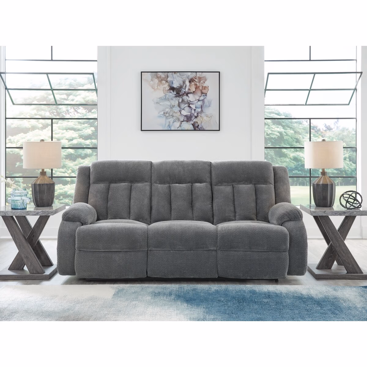 Observation Power Reclining Sofa with Drop Down Table - Image 3