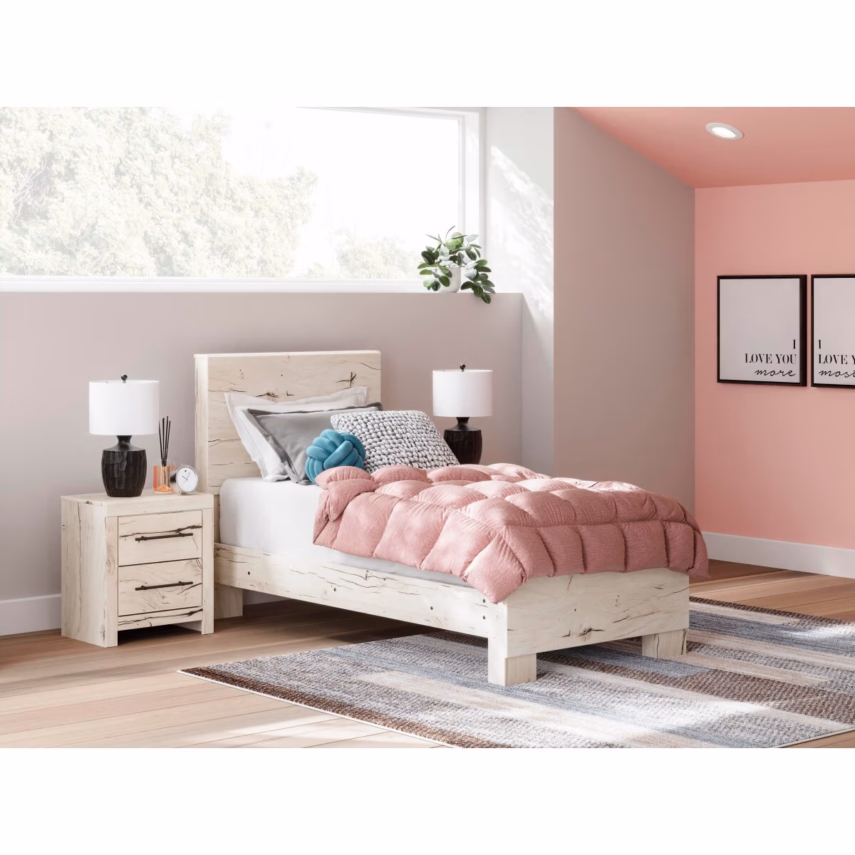 Lawroy Twin Panel Bed - Image 2