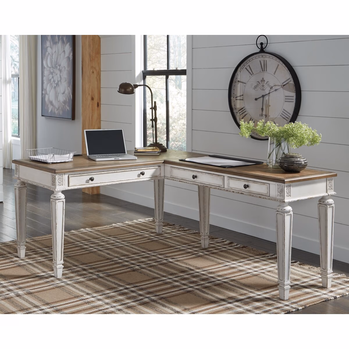 Realyn Home Office Desk and Bookcase - Image 12