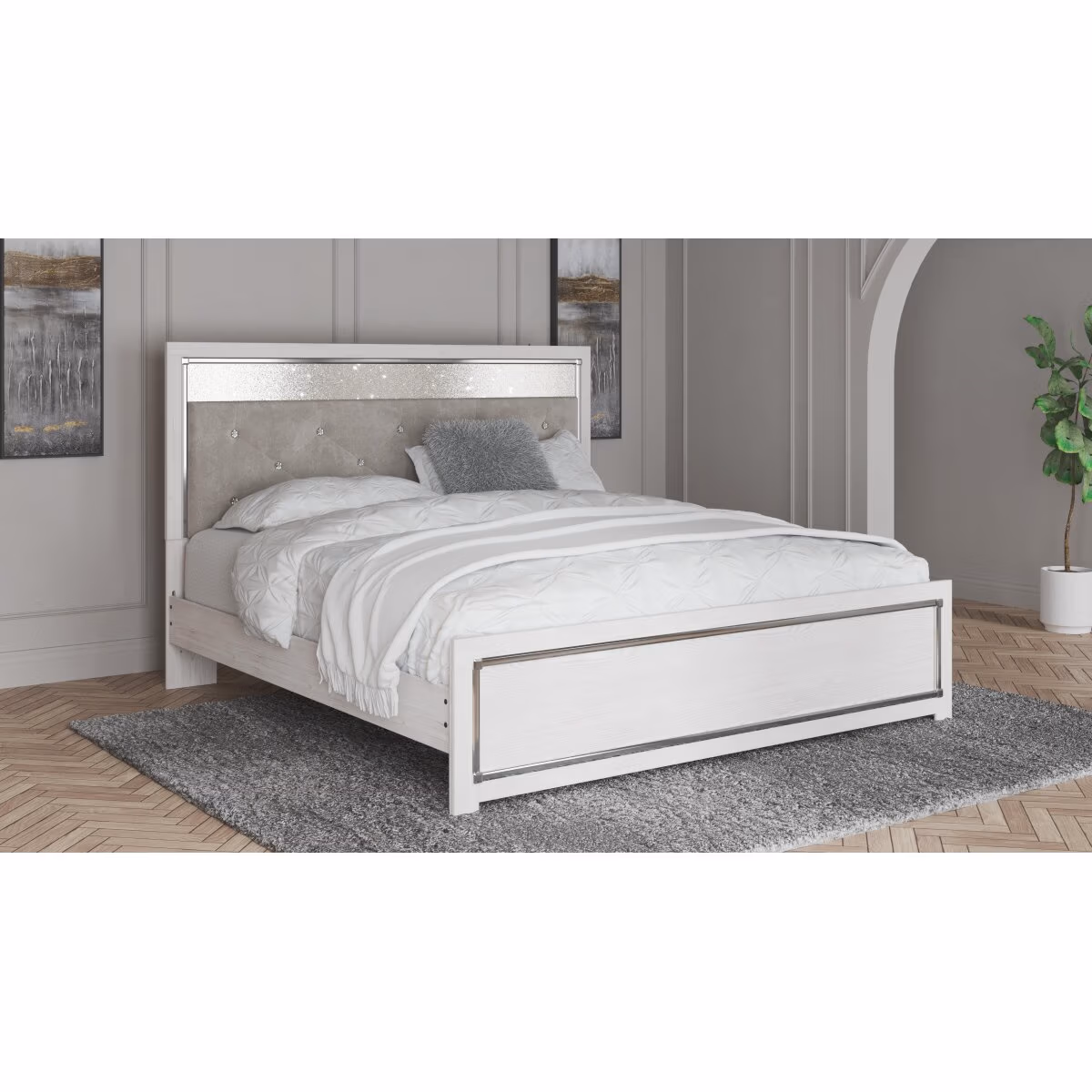 Altyra King Panel Bed - Image 3