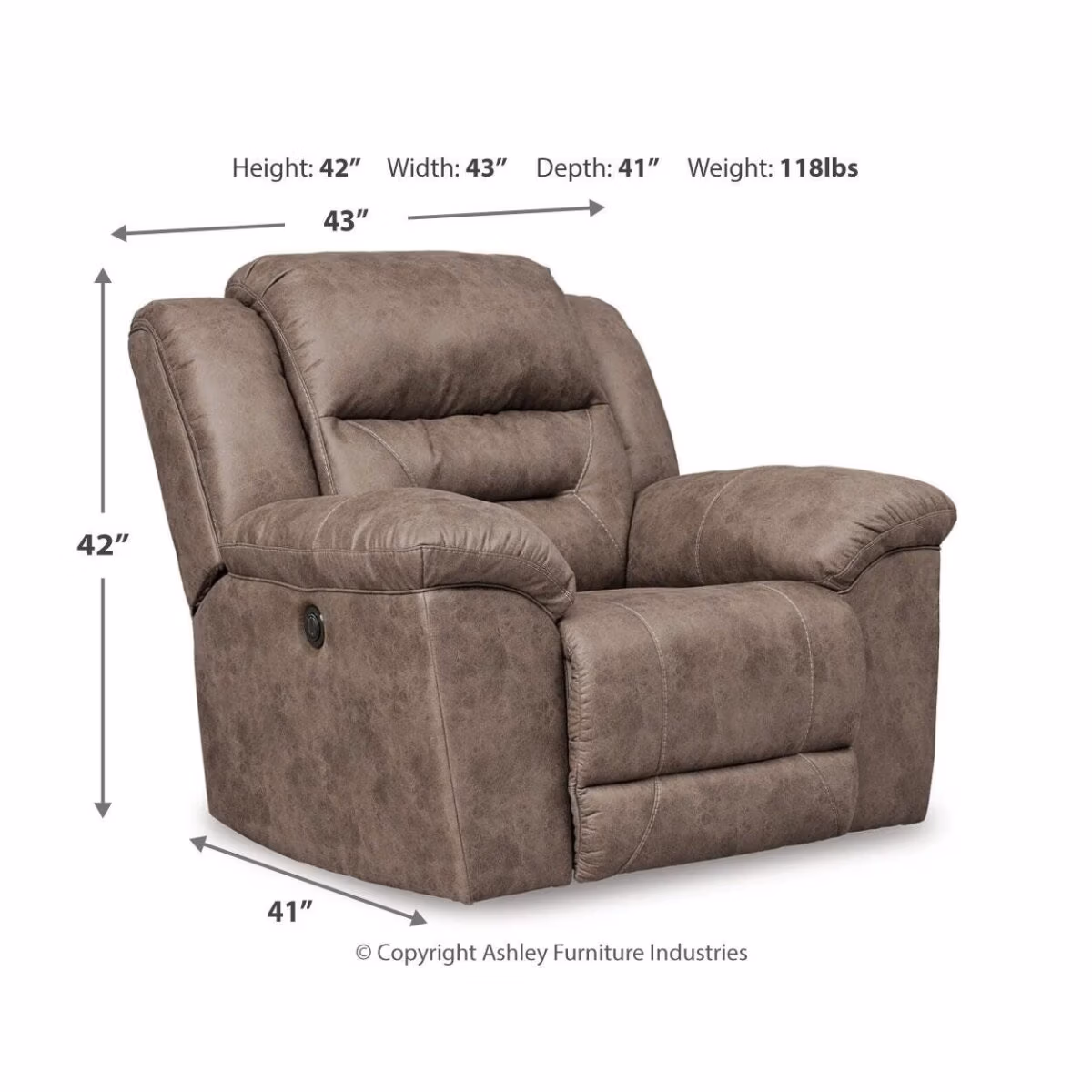 Stoneland Power Reclining Sofa, Loveseat and Recliner - Image 14