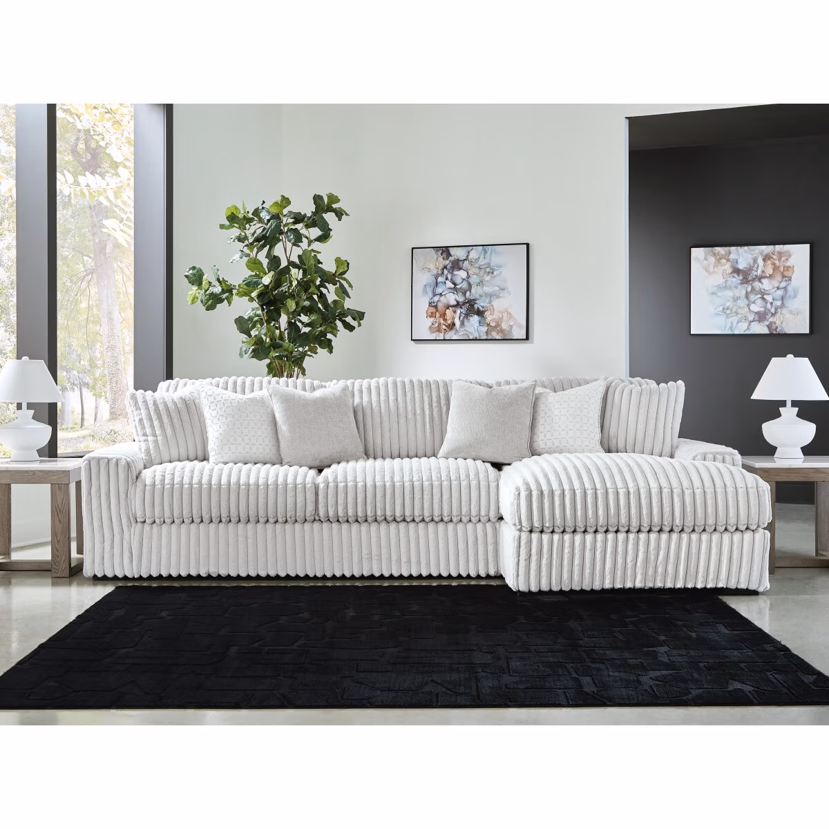 Stupendous 2-Piece Sectional with Chaise - Image 2