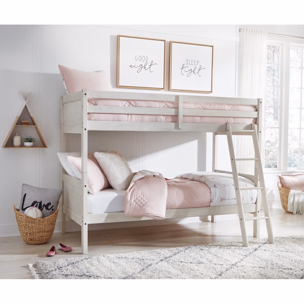 Robbinsdale Twin/Twin Bunk Bed with Ladder - Image 3