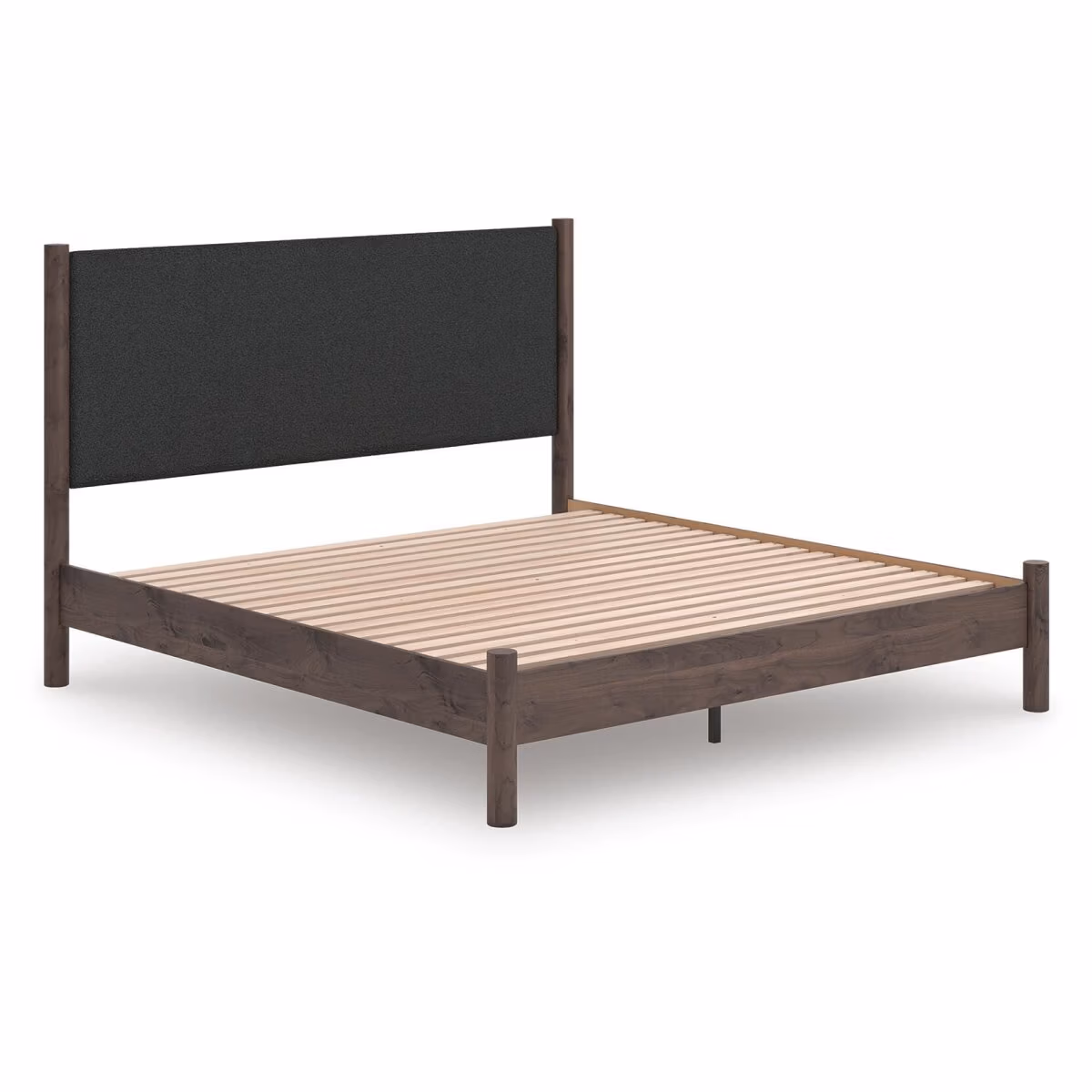 Pamytta King Upholstered Panel Platform Bed - Image 3