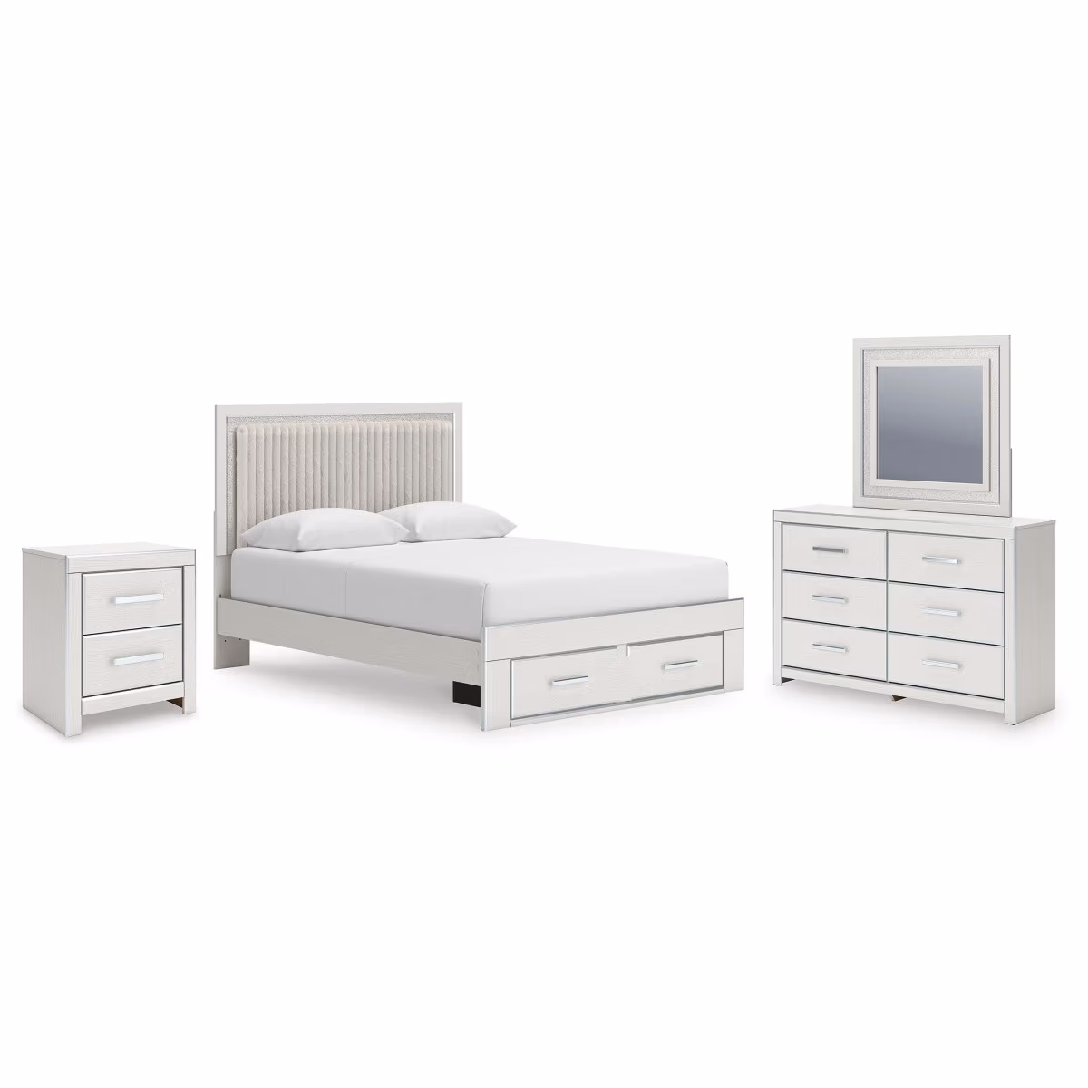 Zuraleus Queen Storage Bed, Dresser, Mirror and Nightstand - Image 2