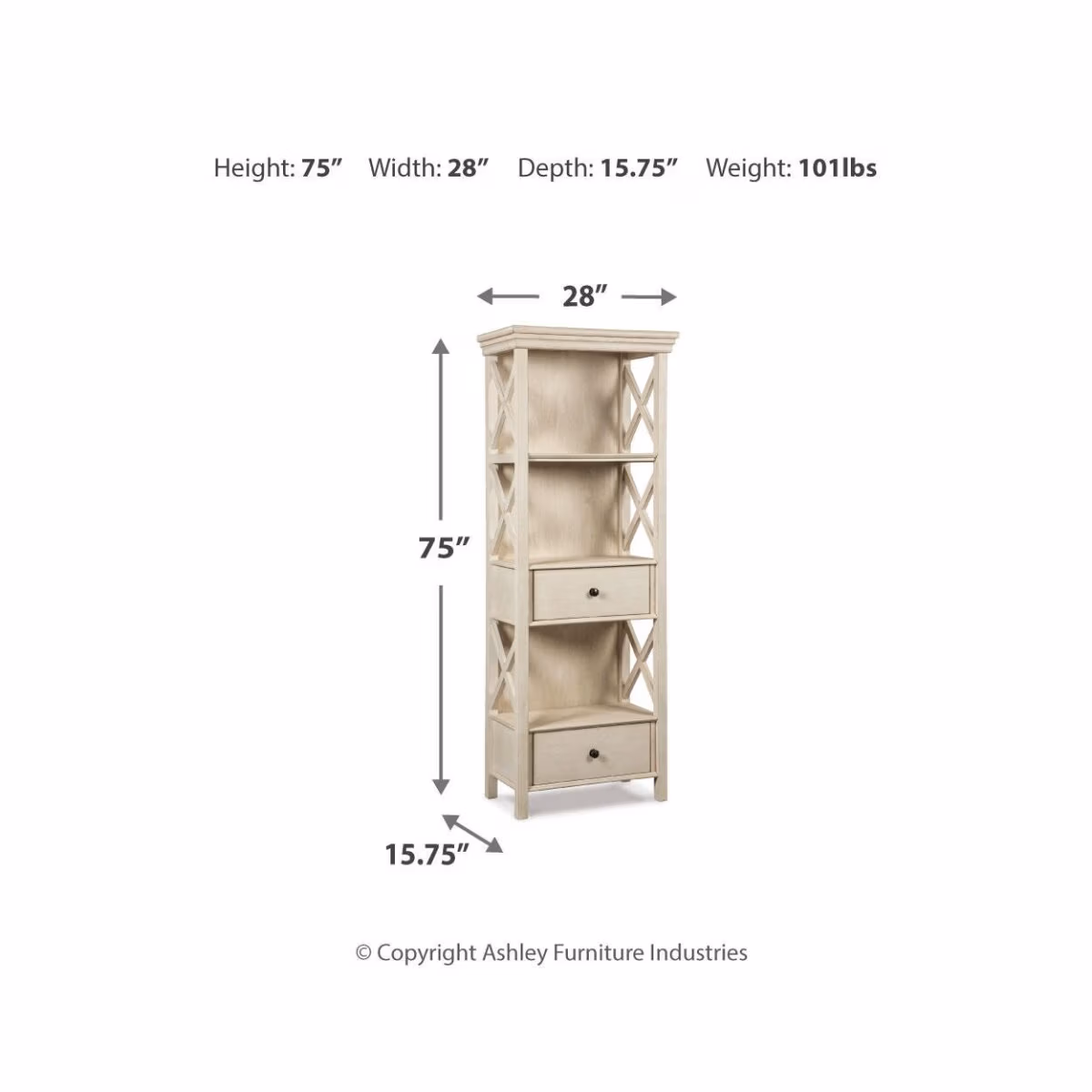 Bolanburg Counter Height Dining Table, 4 Stools, Bench and 2 Display Cabinets - Image 23