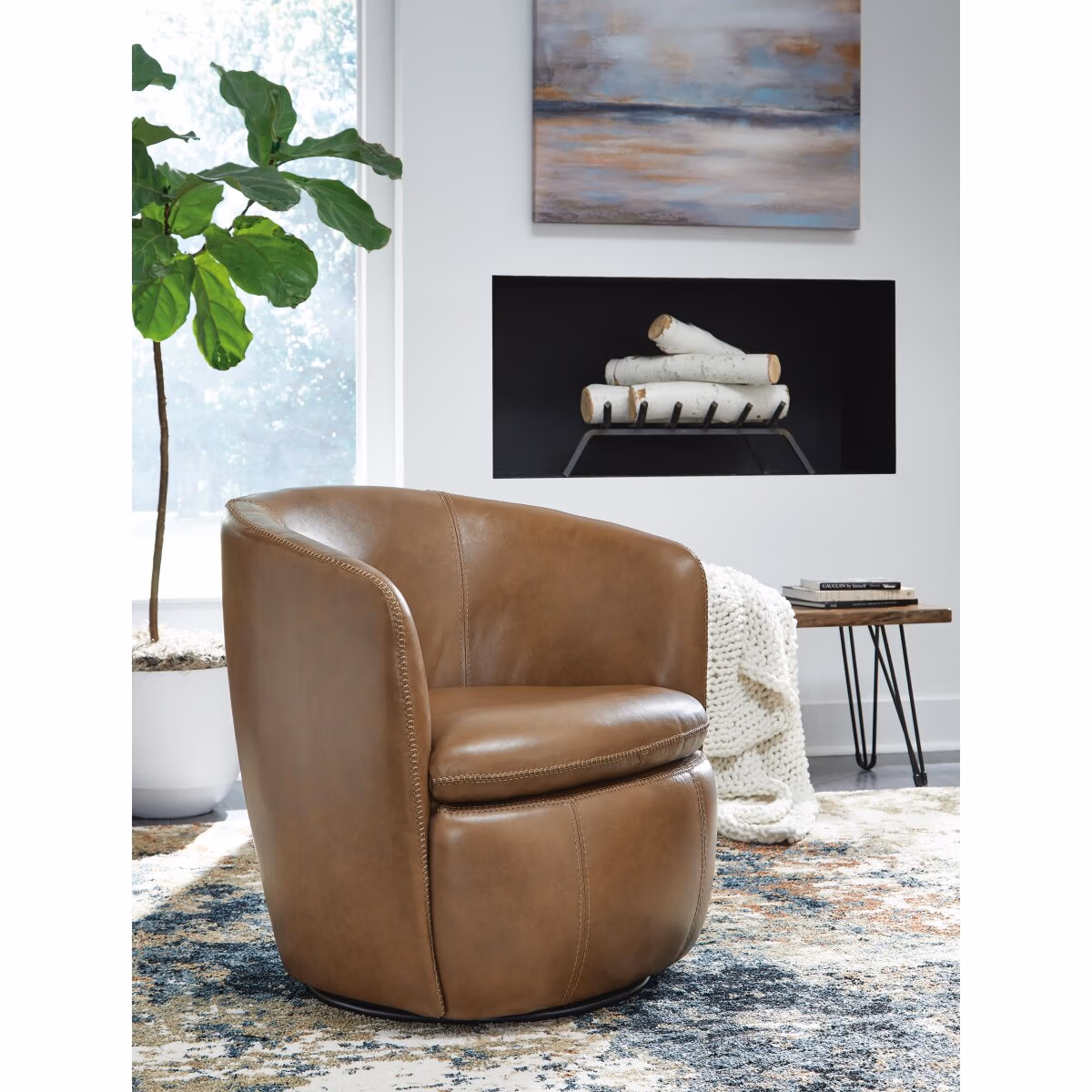 Kierreys Swivel Accent Chair - Image 3