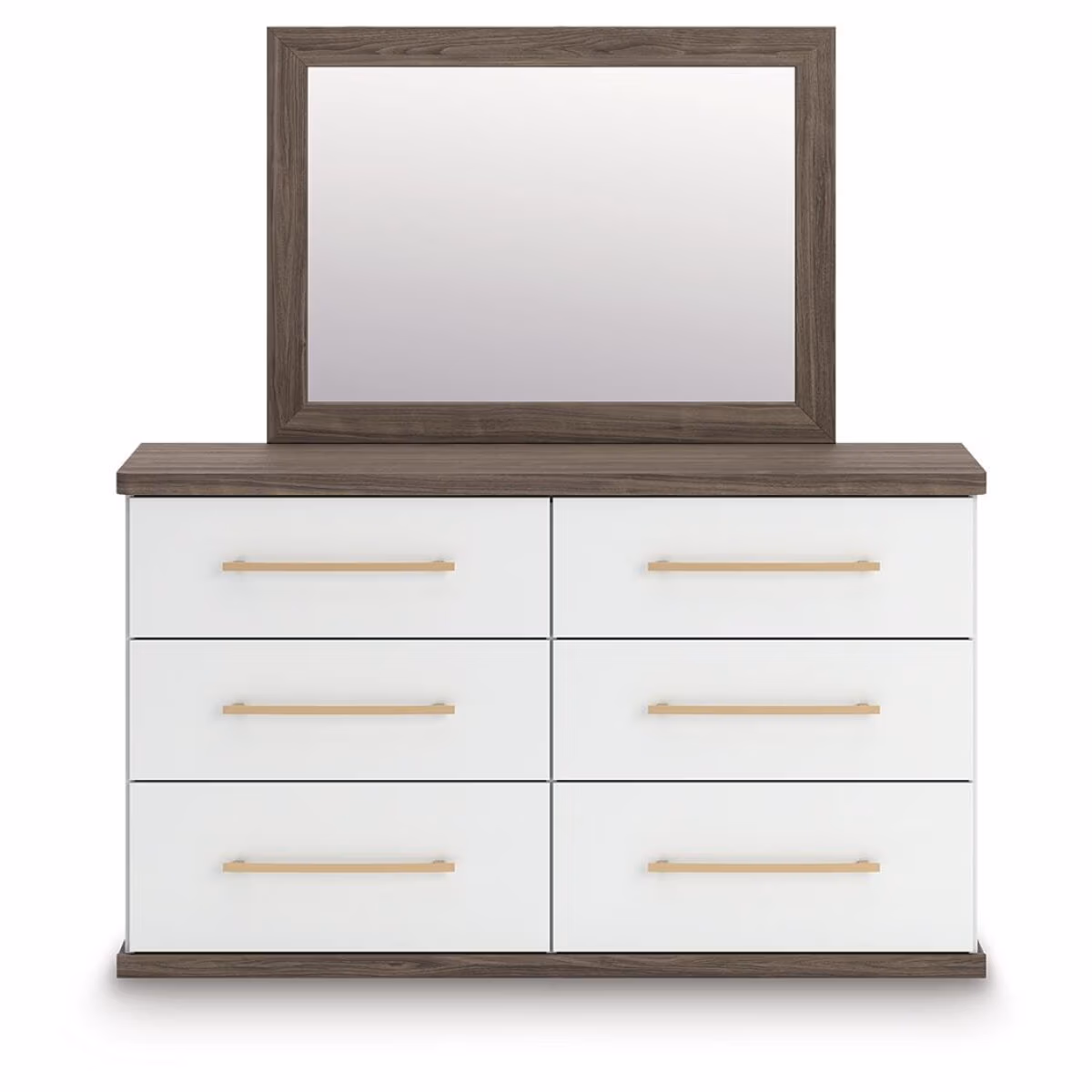 Kendanport Queen Upholstered Bed, Dresser, Mirror and Nightstand - Image 3