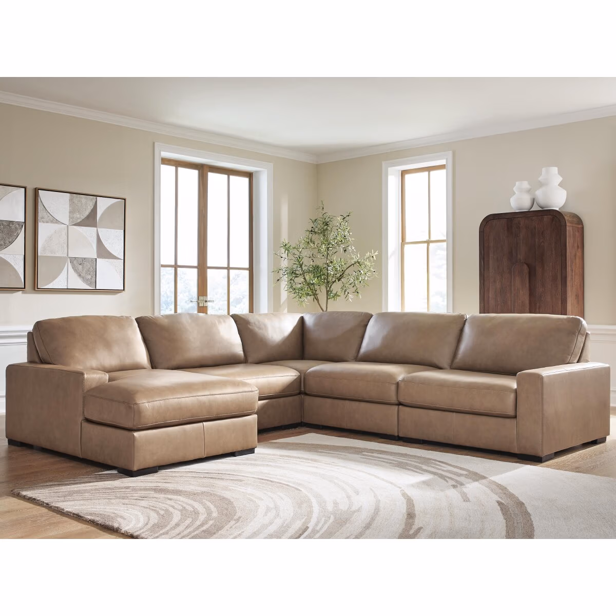 Veronella 5-Piece Sectional with Chaise - Image 3