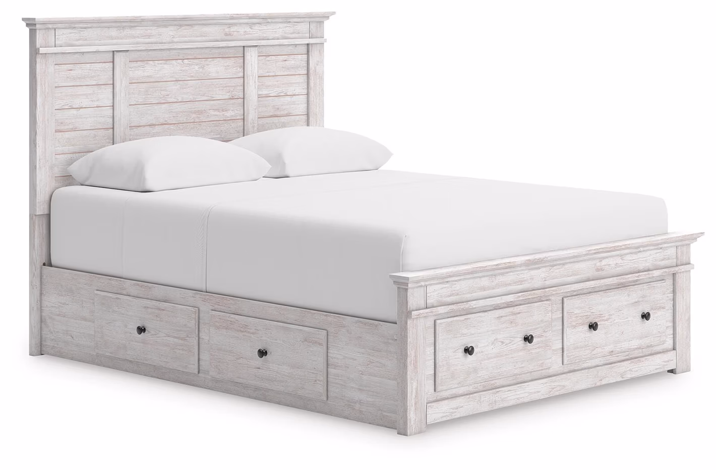 adfc64709f22eb3cbe208bcacb30b511 Makidern Queen Panel Storage Bed - Image 1
