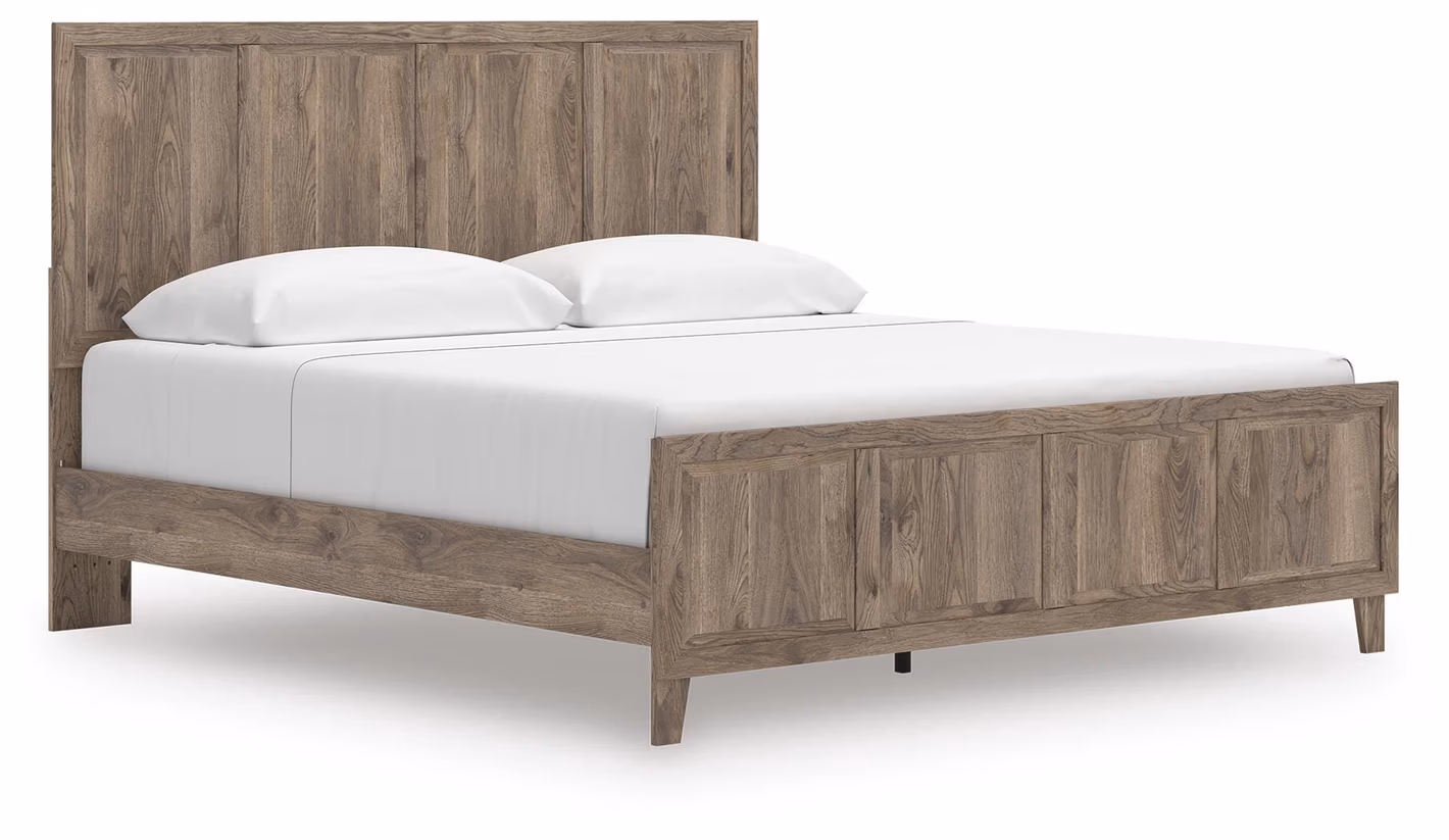 ae07eb1a8bb3b07fde356c3e4764c41b Rusticott King Panel Bed - Image 1